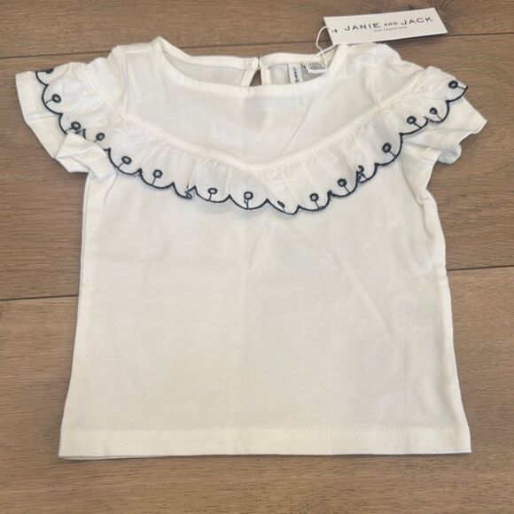Janie and Jack white blouse - Picture 1 of 4